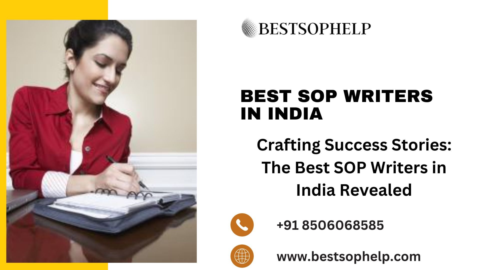 Crafting Success Stories: The Best SOP Writers in India Revealed